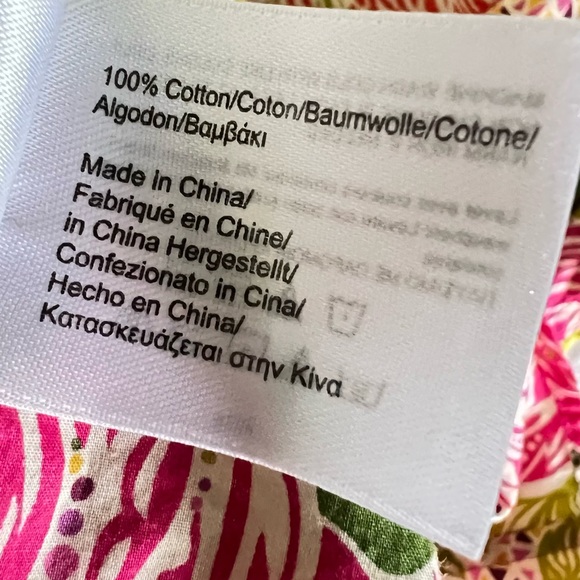 Brooks Brothers Liberty Arts Print and Green Floral Print Tunic Size Medium - Picture 10 of 12